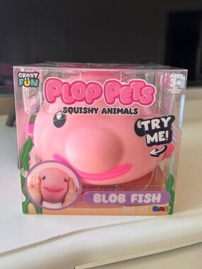 Crazy Fun Plop Pets Blob Fish Squishy Animal Viral Five Below Brand New